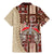 Samoa Tapau Family Matching Mermaid Dress and Hawaiian Shirt Samoan Siapo Pattern - Wonder Print Shop