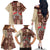 Samoa Tapau Family Matching Off Shoulder Long Sleeve Dress and Hawaiian Shirt Samoan Siapo Pattern - Wonder Print Shop