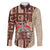 Samoa Tapau Family Matching Puletasi Dress and Hawaiian Shirt Samoan Siapo Pattern - Wonder Print Shop