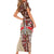 Samoa Tapau Family Matching Short Sleeve Bodycon Dress and Hawaiian Shirt Samoan Siapo Pattern - Wonder Print Shop