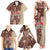Samoa Tapau Family Matching Tank Maxi Dress and Hawaiian Shirt Samoan Siapo Pattern - Wonder Print Shop