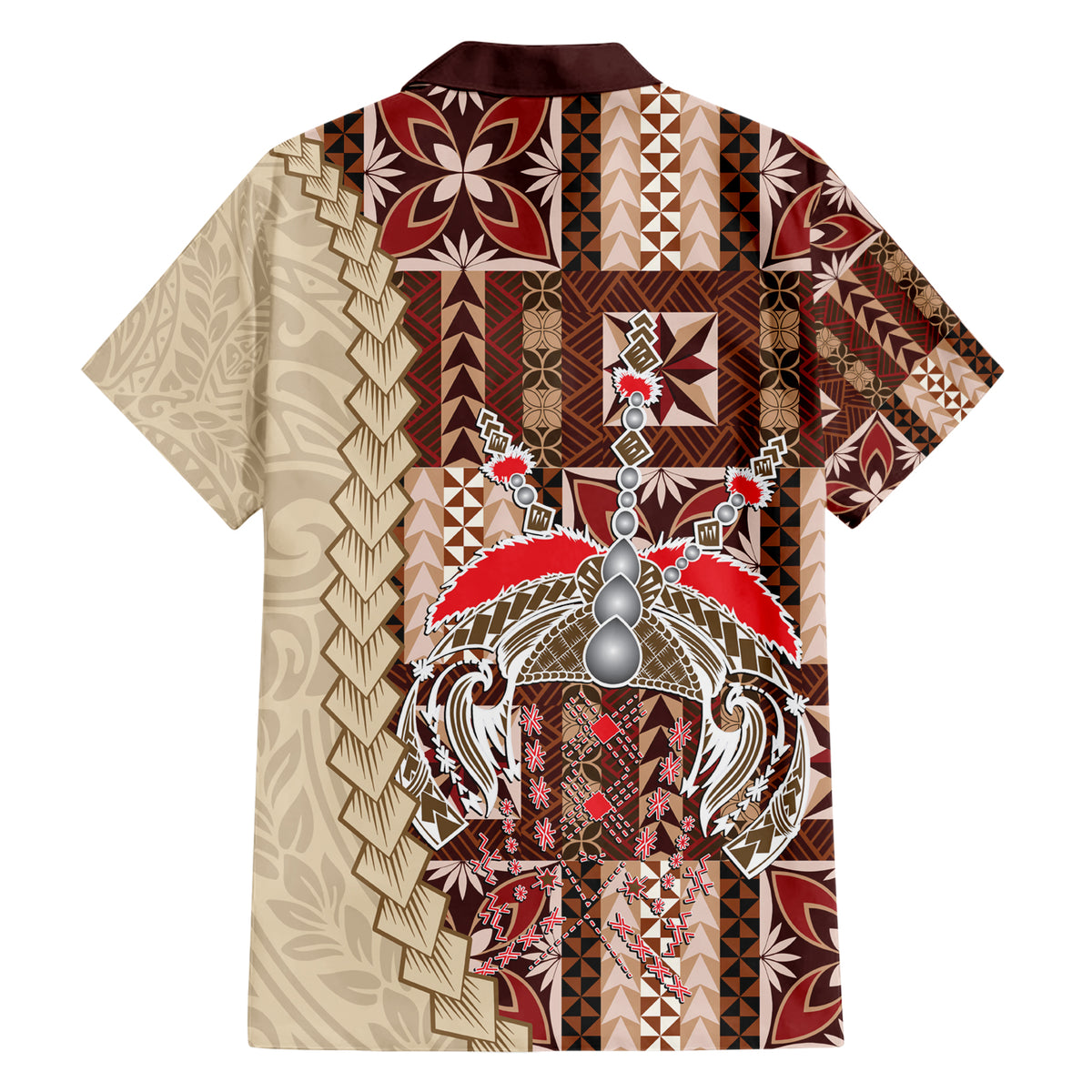 Samoa Tapau Hawaiian Shirt Samoan Siapo Pattern - Wonder Print Shop