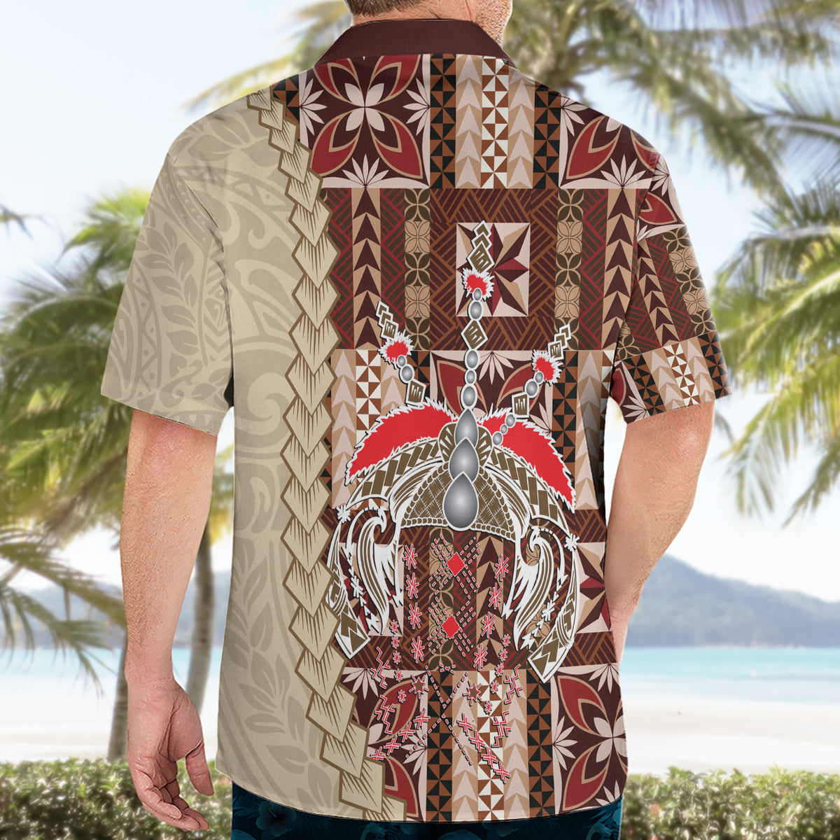 Samoa Tapau Hawaiian Shirt Samoan Siapo Pattern - Wonder Print Shop