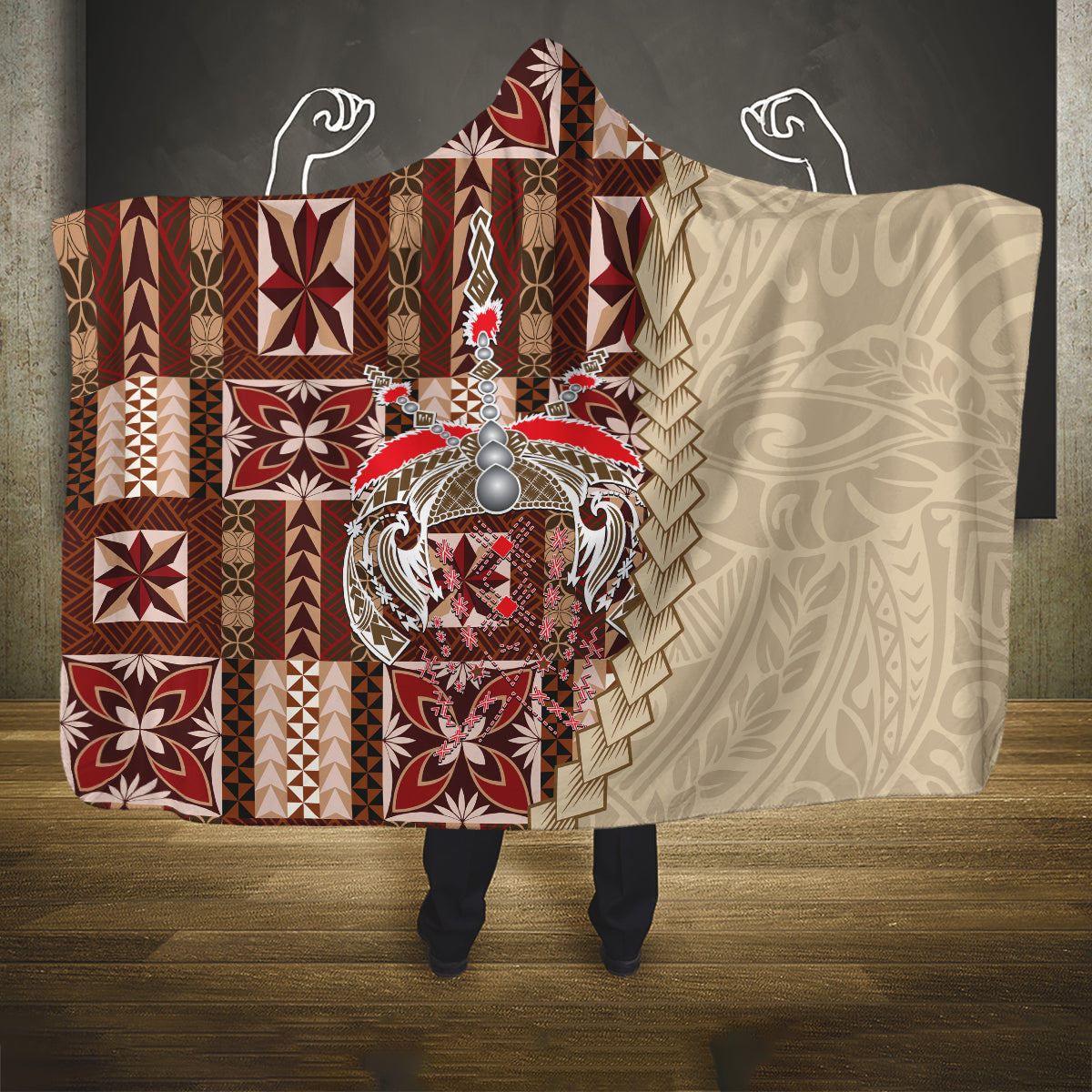 samoa-tapau-hooded-blanket-samoan-siapo-pattern