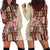 Samoa Tapau Hoodie Dress Samoan Siapo Pattern - Wonder Print Shop