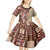 Samoa Tapau Kid Short Sleeve Dress Samoan Siapo Pattern - Wonder Print Shop
