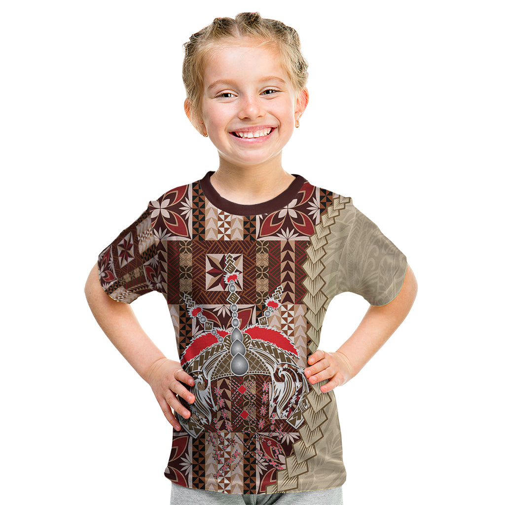 Samoa Tapau Kid T Shirt Samoan Siapo Pattern - Wonder Print Shop