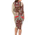 Samoa Tapau Long Sleeve Bodycon Dress Samoan Siapo Pattern - Wonder Print Shop