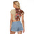 Samoa Tapau Raglan Cropped T Shirt Samoan Siapo Pattern - Wonder Print Shop