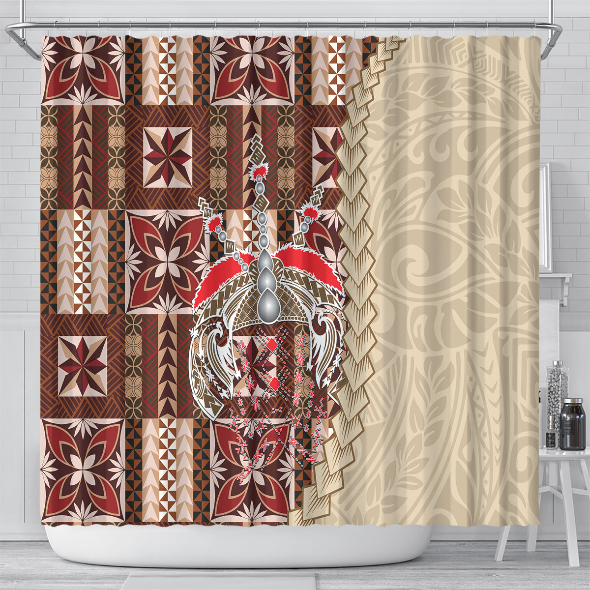 samoa-tapau-shower-curtain-samoan-siapo-pattern