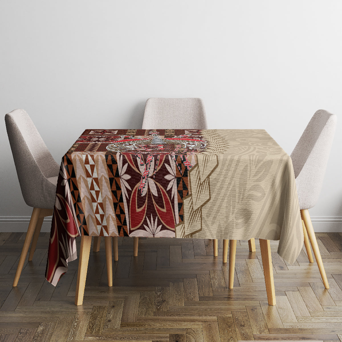 Samoa Tapau Tablecloth Samoan Siapo Pattern - Wonder Print Shop
