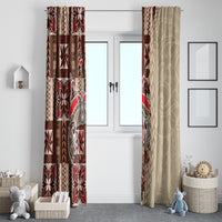 Samoa Tapau Window Curtain Samoan Siapo Pattern - Wonder Print Shop