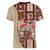 Samoa Tapau Women V Neck T Shirt Samoan Siapo Pattern - Wonder Print Shop