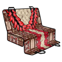 Samoa Siapo Back Car Seat Cover Tapa Pattern Mix Ula Fala Hibiscus - Wonder Print Shop