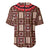 Samoa Siapo Baseball Jersey Tapa Pattern Mix Ula Fala Hibiscus - Wonder Print Shop