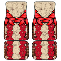 Samoa Siapo Car Mats Tapa Pattern Mix Ula Fala Hibiscus - Wonder Print Shop