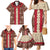 Samoa Siapo Family Matching Mermaid Dress and Hawaiian Shirt Tapa Pattern Mix Ula Fala Hibiscus - Wonder Print Shop