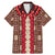 Samoa Siapo Family Matching Mermaid Dress and Hawaiian Shirt Tapa Pattern Mix Ula Fala Hibiscus - Wonder Print Shop