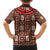 Samoa Siapo Family Matching Off Shoulder Short Dress and Hawaiian Shirt Tapa Pattern Mix Ula Fala Hibiscus - Wonder Print Shop