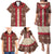 Samoa Siapo Family Matching Puletasi Dress and Hawaiian Shirt Tapa Pattern Mix Ula Fala Hibiscus - Wonder Print Shop