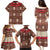 Samoa Siapo Family Matching Puletasi Dress and Hawaiian Shirt Tapa Pattern Mix Ula Fala Hibiscus - Wonder Print Shop
