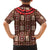 Samoa Siapo Family Matching Short Sleeve Bodycon Dress and Hawaiian Shirt Tapa Pattern Mix Ula Fala Hibiscus - Wonder Print Shop