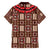 Samoa Siapo Family Matching Short Sleeve Bodycon Dress and Hawaiian Shirt Tapa Pattern Mix Ula Fala Hibiscus - Wonder Print Shop