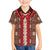 Samoa Siapo Family Matching Short Sleeve Bodycon Dress and Hawaiian Shirt Tapa Pattern Mix Ula Fala Hibiscus - Wonder Print Shop