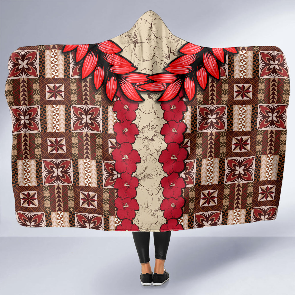 samoa-siapo-hooded-blanket-tapa-pattern-mix-ula-fala-hibiscus