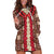 Samoa Siapo Hoodie Dress Tapa Pattern Mix Ula Fala Hibiscus - Wonder Print Shop