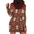 Samoa Siapo Hoodie Dress Tapa Pattern Mix Ula Fala Hibiscus - Wonder Print Shop
