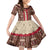 Samoa Siapo Kid Short Sleeve Dress Tapa Pattern Mix Ula Fala Hibiscus - Wonder Print Shop