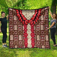 Samoa Siapo Quilt Tapa Pattern Mix Ula Fala Hibiscus - Wonder Print Shop
