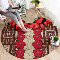 samoa-siapo-round-carpet-tapa-pattern-mix-ula-fala-hibiscus