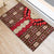 Samoa Siapo Rubber Doormat Tapa Pattern Mix Ula Fala Hibiscus - Wonder Print Shop