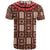 Samoa Siapo T Shirt Tapa Pattern Mix Ula Fala Hibiscus - Wonder Print Shop