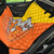 Personalised Bhutan National Day Back Car Seat Cover Coat Of Arms Mix Flag Style - Wonder Print Shop