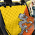 Personalised Bhutan National Day Back Car Seat Cover Coat Of Arms Mix Flag Style - Wonder Print Shop