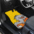 Personalised Bhutan National Day Car Mats Coat Of Arms Mix Flag Style - Wonder Print Shop