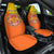 Personalised Bhutan National Day Car Seat Cover Coat Of Arms Mix Flag Style - Wonder Print Shop