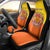 Personalised Bhutan National Day Car Seat Cover Coat Of Arms Mix Flag Style - Wonder Print Shop