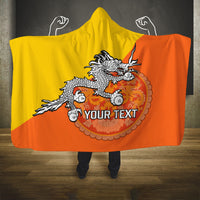 personalised-bhutan-national-day-hooded-blanket-coat-of-arms-mix-flag-style