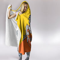 personalised-bhutan-national-day-hooded-blanket-coat-of-arms-mix-flag-style