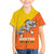 Personalised Bhutan National Day Kid Hawaiian Shirt Coat Of Arms Mix Flag Style - Wonder Print Shop