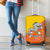 Personalised Bhutan National Day Luggage Cover Coat Of Arms Mix Flag Style - Wonder Print Shop