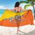 Personalised Bhutan National Day Sarong Coat Of Arms Mix Flag Style - Wonder Print Shop