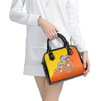 personalised-bhutan-national-day-shoulder-handbag-coat-of-arms-mix-flag-style