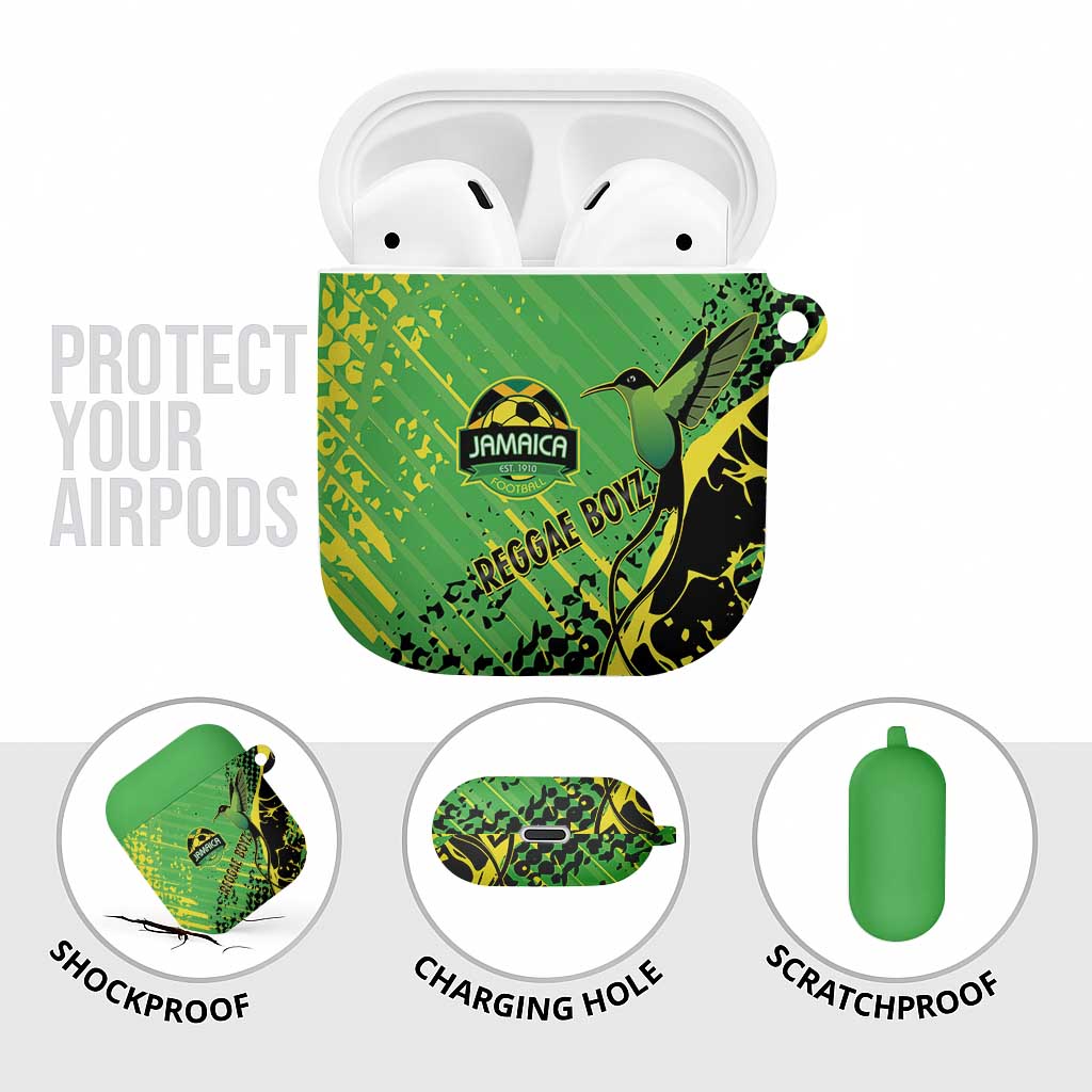 Jamaica Football AirPods Case Come On Reggae Boyz Red-billed streamertail - Wonder Print Shop