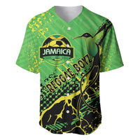 Custom Jamaica Football Baseball Jersey Come On Reggae Boyz Red-billed streamertail - Wonder Print Shop