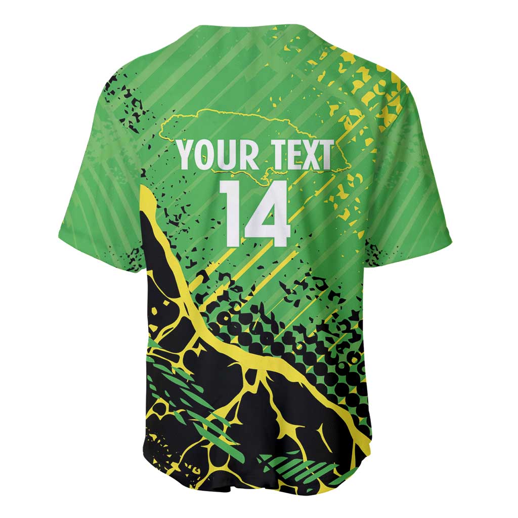 Custom Jamaica Football Baseball Jersey Come On Reggae Boyz Red-billed streamertail - Wonder Print Shop